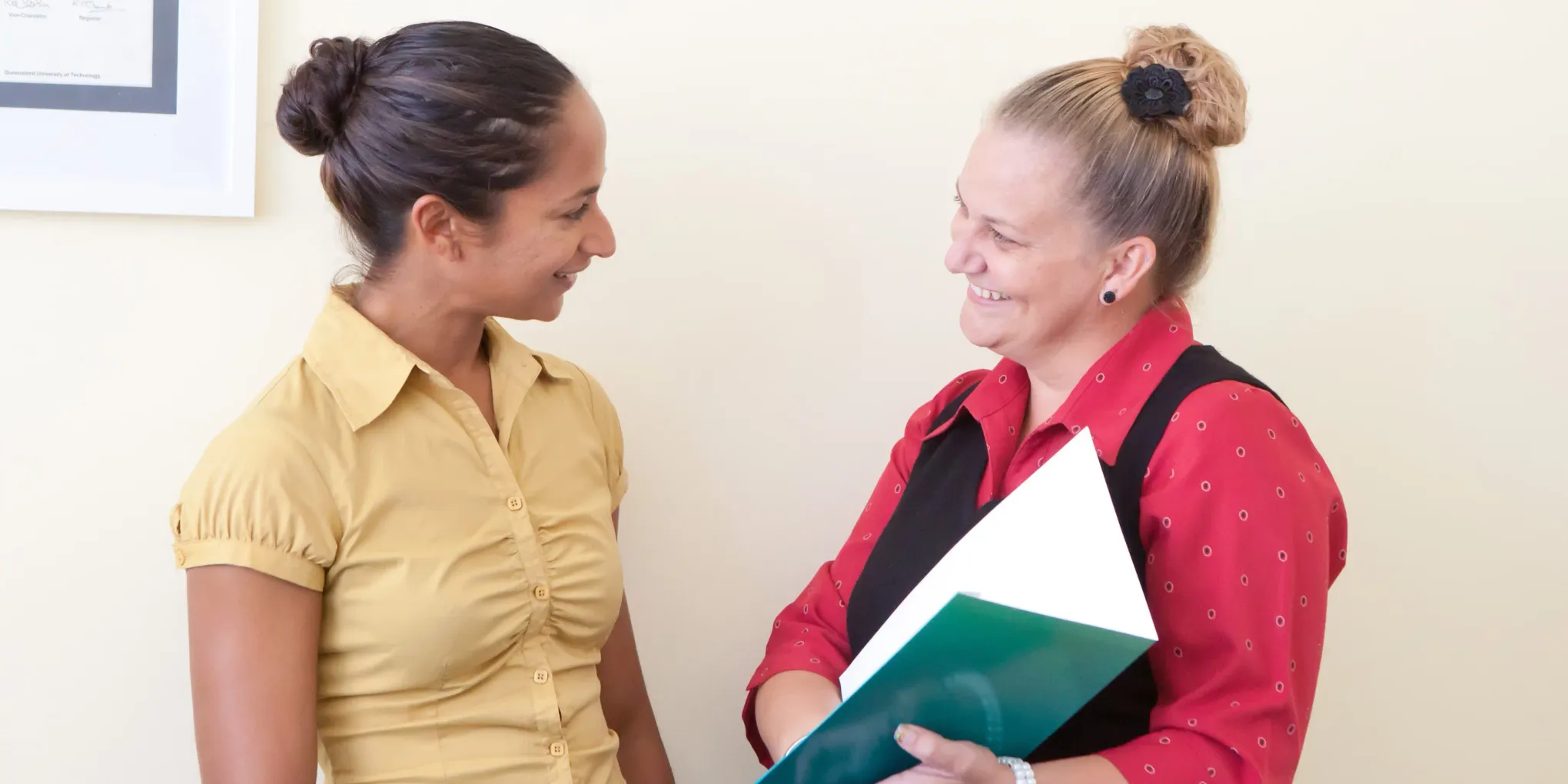 Our helpful staff assisting a patient